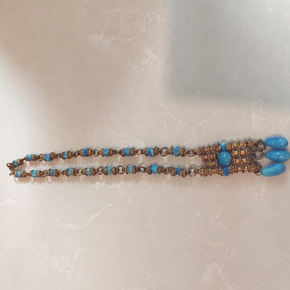 Egyptian Replica Pharaonic Luxor Necklace | Vintage Wesekh | Egypt - Picture 7 of 11